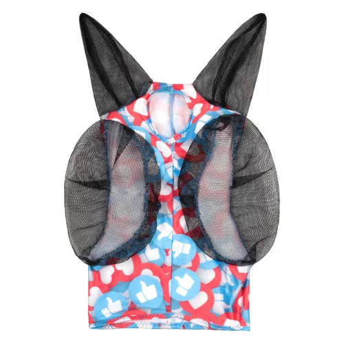 Rovarriasztó maszk fülvédő hálóval