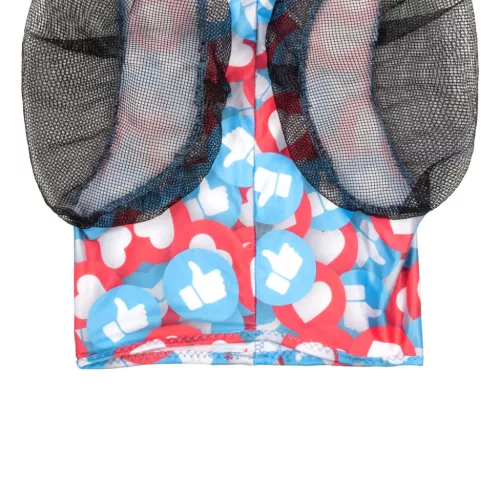 Rovarriasztó maszk fülvédő hálóval