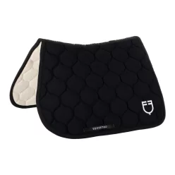 Equestro Technical Quilted ugró nyeregalátét - fekete