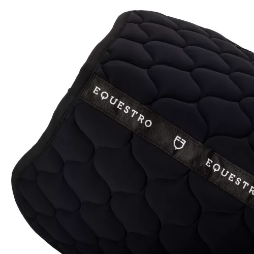 Equestro Technical Quilted ugró nyeregalátét - fekete