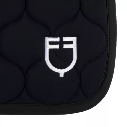 Equestro Technical Quilted ugró nyeregalátét - fekete