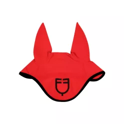 Equestro Perforated Logo fülvédő - piros