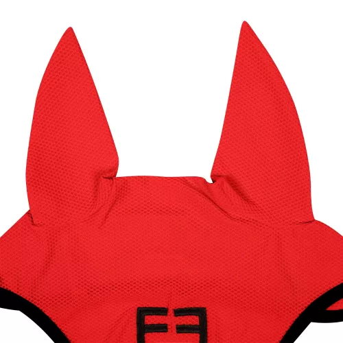 Equestro Perforated Logo fülvédő - piros