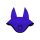 Equestro Perforated Logo fülvédő - lila
