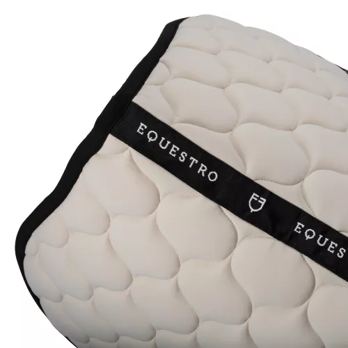 Equestro Technical Quilted ugró nyeregalátét - bézs