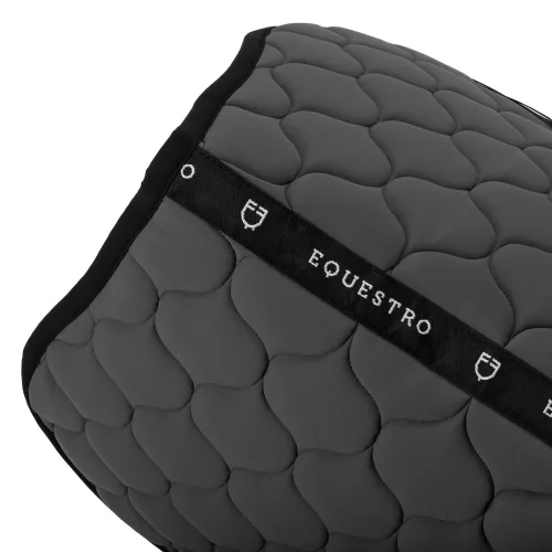 Equestro Technical Quilted ugró nyeregalátét - sötétszürke