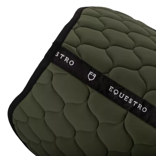 Equestro Technical Quilted ugró nyeregalátét - terepzöld