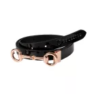 Női fényes öv, snaffle bit csattal