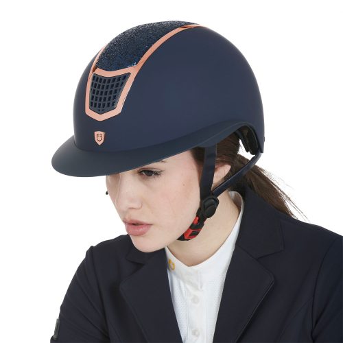 Equestro Eclipse Stone Matt Wide Visor kobak - sötétkék/rosegold, M