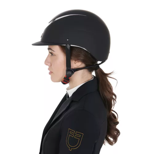 Unisex sisak fényes kerettel - EN 1384-2023 homologációval