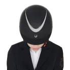 Unisex sisak fényes kerettel - EN 1384-2023 homologációval