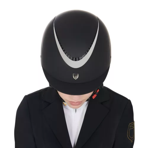 Unisex sisak fényes kerettel - EN 1384-2023 homologációval