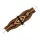 Mohair heveder középső bőr megerősítéssel