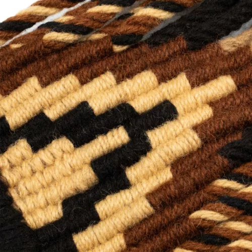 Mohair heveder középső bőrfelerősítéssel