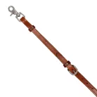 Bőr mellkasi pánt fonott díszekkel