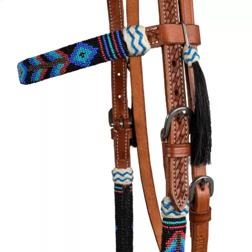 Pool's Beaded Embrodiery western kantár