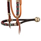 Burgundi gyöngy szett lóhaj mecate pánttal