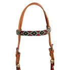 Burgundi gyöngy szett lóhaj mecate pánttal