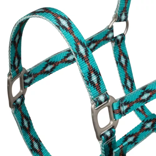Navajo mintás nylon kantár