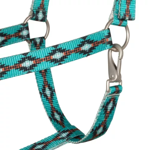 Navajo mintás nylon kantár