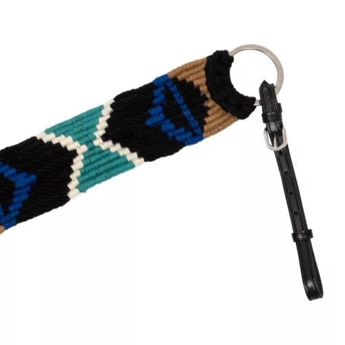 Kereszt mintás mohair mellszíj