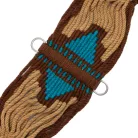 Mohair nyeregheveder - Aztec mintás