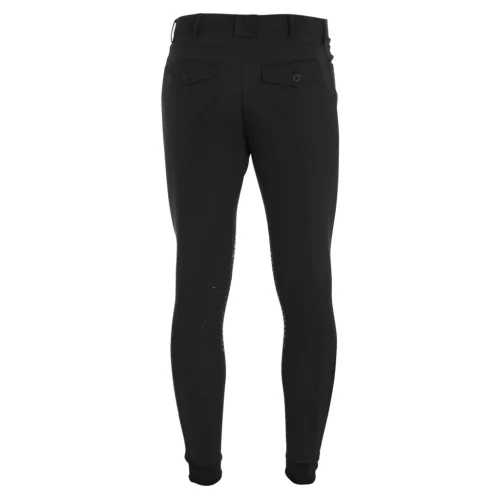 Férfi slim fit tapadó lovaglónadrág logóval