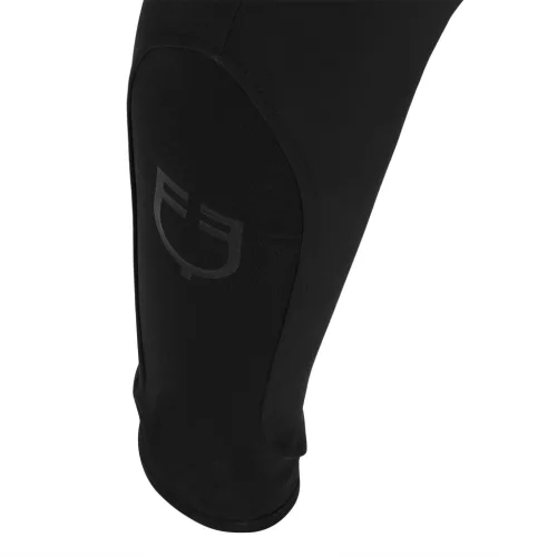 Férfi slim fit tapadó lovaglónadrág logóval