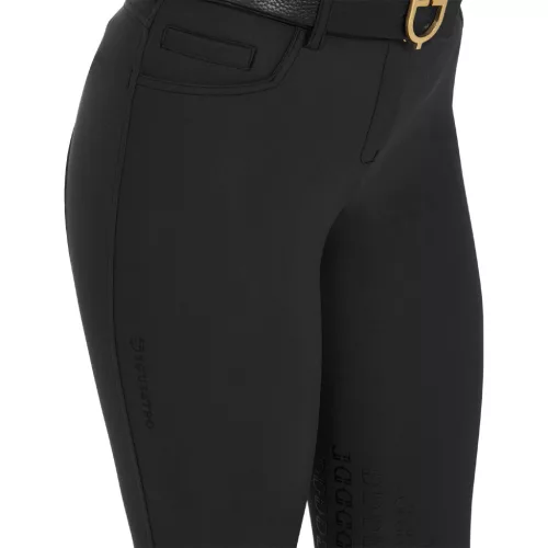 Női slim fit grip lovaglónadrág logóval
