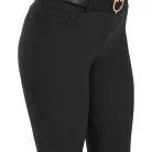 Női slim fit markolatú lovaglónadrág logóval