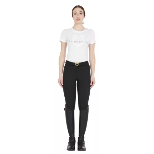 Női slim fit grip lovaglónadrág logóval