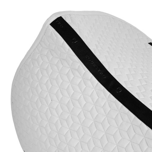 Equestro Cube Quilting ugró nyeregalátét - fehér