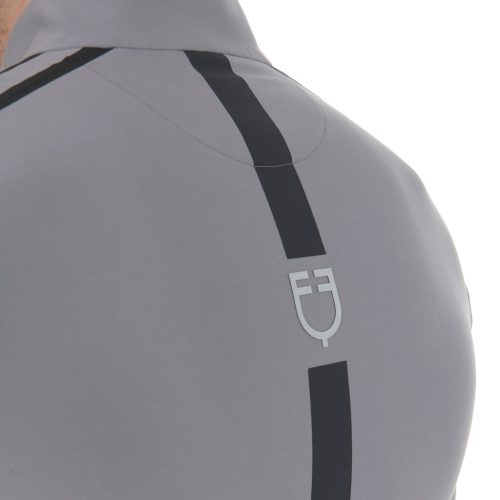 Equestro Férfi slim fit hosszú ujjú edzőpóló