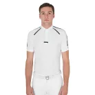 Férfi slim fit rövid ujjú versenypóló