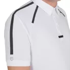 Férfi slim fit rövid ujjú versenypóló