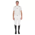 Férfi slim fit rövid ujjú versenypóló