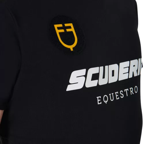 Scuderia Equestro férfi stretch pamut póló