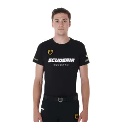Scuderia Equestro férfi stretch pamut póló