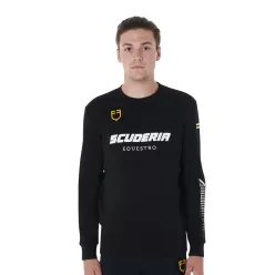 Scuderia Equestro férfi kereknyakú pulóver