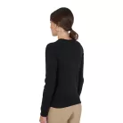 Equestro Női kerek nyakú pulóver nyomott logóval