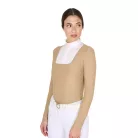 Női slim fit gombos versenypóló