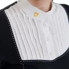 Női slim fit versenypóló strasszokkal