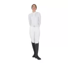 Női slim fit versenypóló strasszokkal