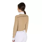 Női slim fit verseny polo ing hálós betétekkel