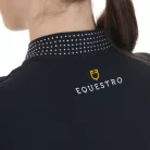 Equestro Női technikai tréning póló strasszokkal