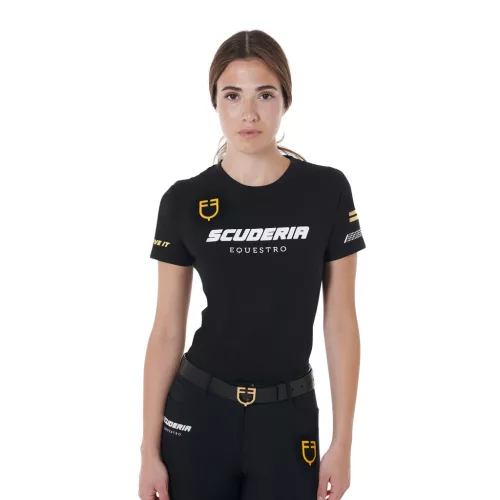 Scuderia Equestro női slim fit póló
