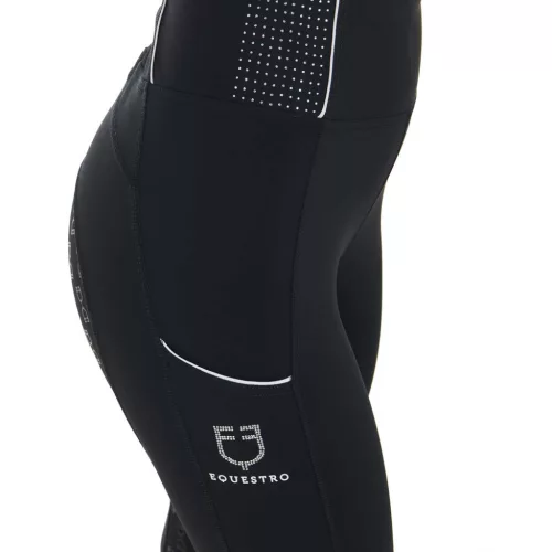 Női csillogó strasszos leggings