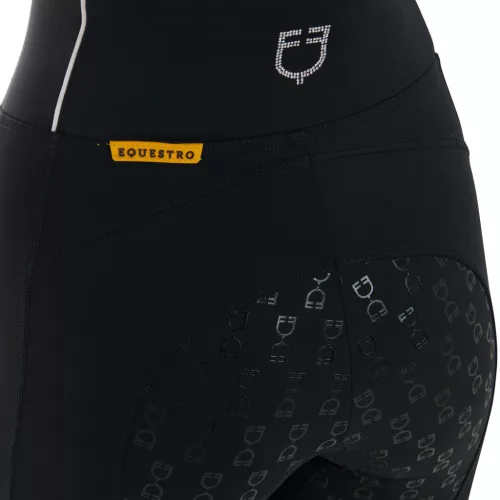 Női csillogó strasszos leggings