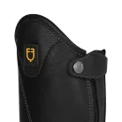 Unisex rövid bőrgatya oldalsó cipzárral