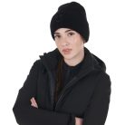 Unisex bordázott gyapjú sapka logóval